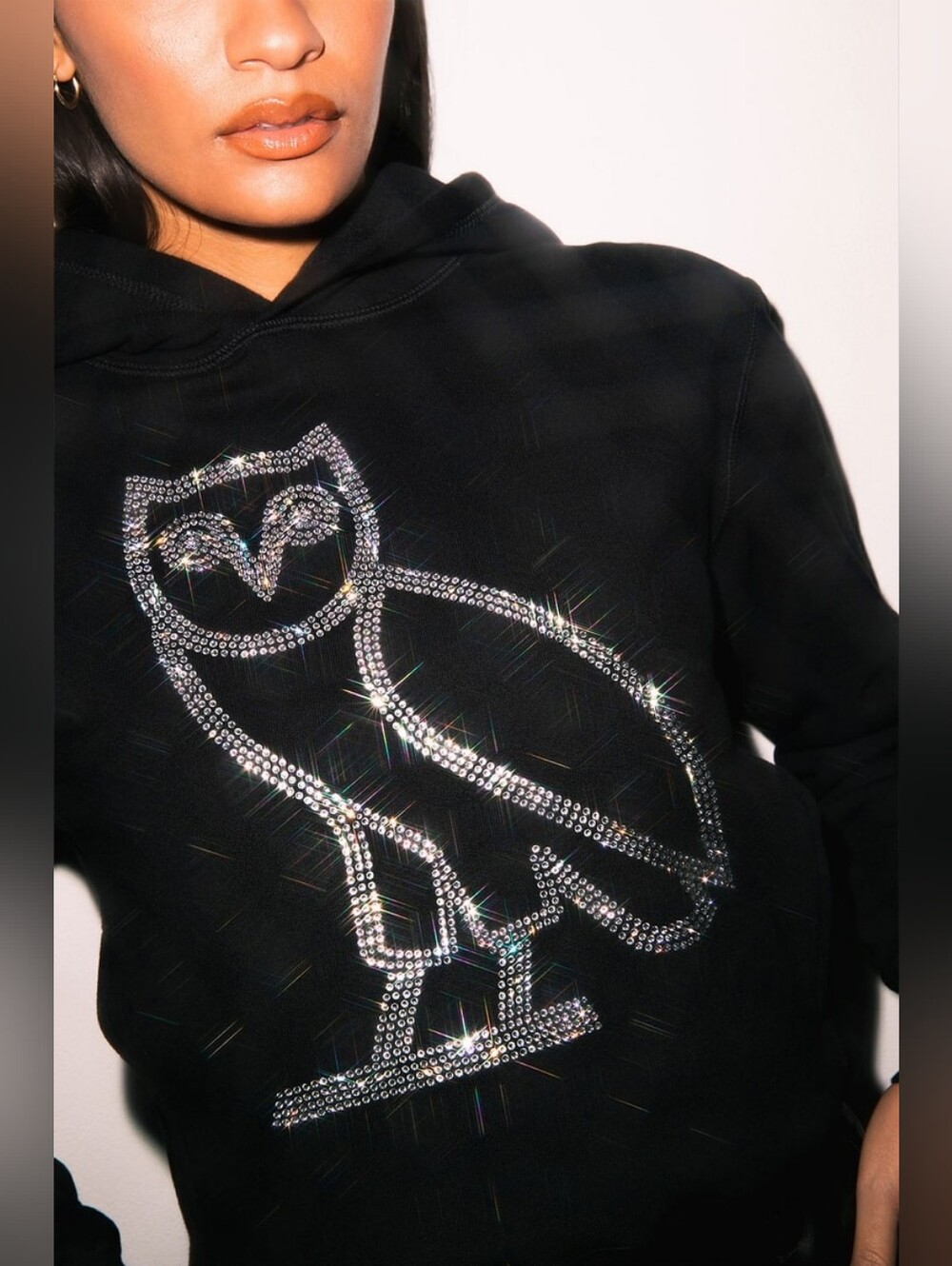 OVO Rhinestone Icon Hoodie SOLDOUT